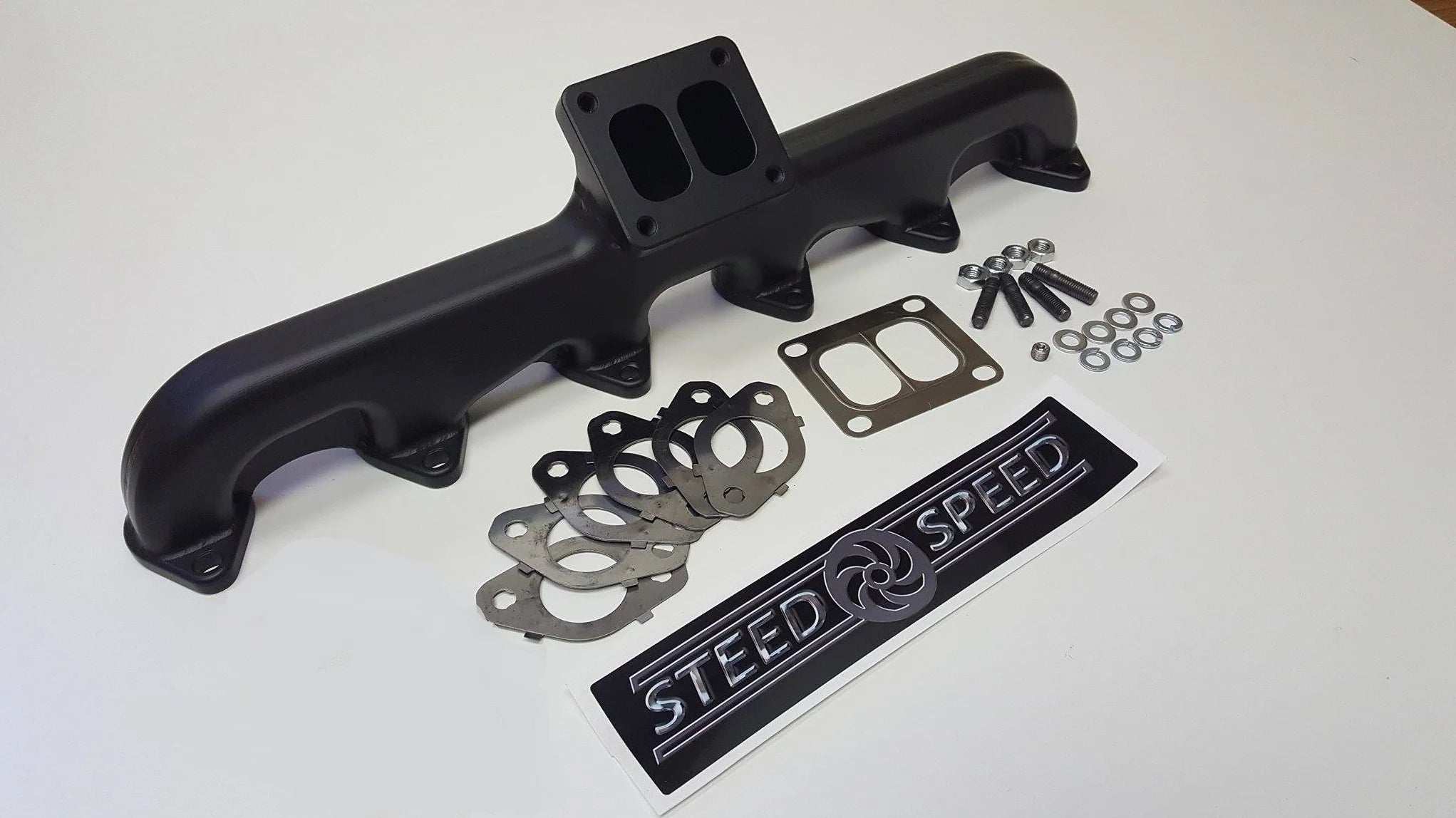 Steed Speed 24-Valve T4 Angled Wastegate Manifold